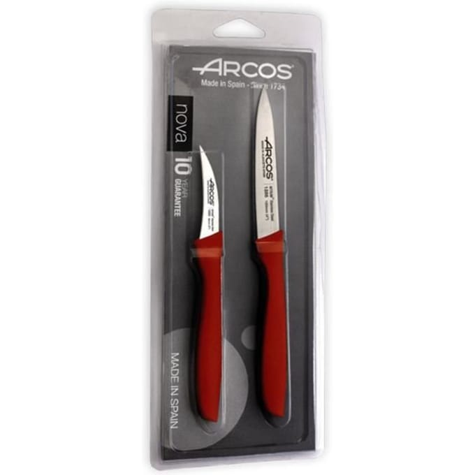 Messenset - ARCOS - Nova 189422 - RVS NITRUM - Ergonomisch handvat - 2 stuks