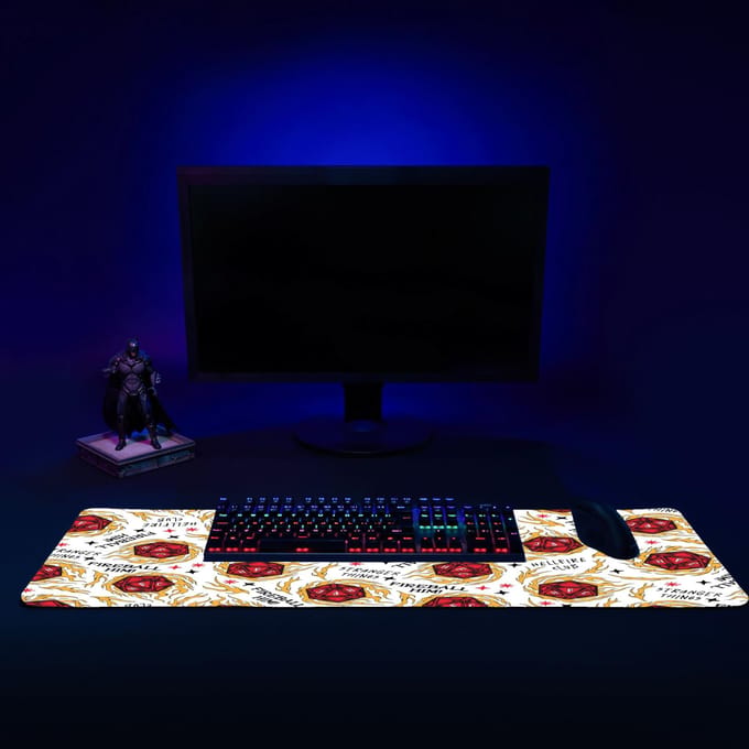 Stranger Things D20 Gaming Mouse Mat - Medium