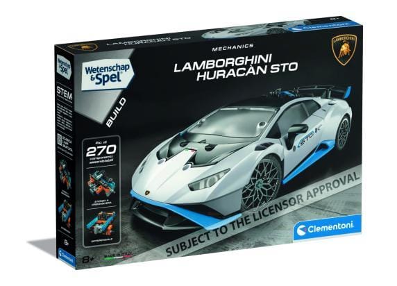 Clementoni Wetenschap & Spel - Lamborghini Huracan - Constructie Speelgoed - STEM speelgoed - Vanaf 8 jaar