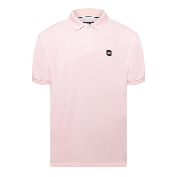Weekend Offender Heren Barnum Poloshirt met Korte Mouwen (Bleek Blosje)