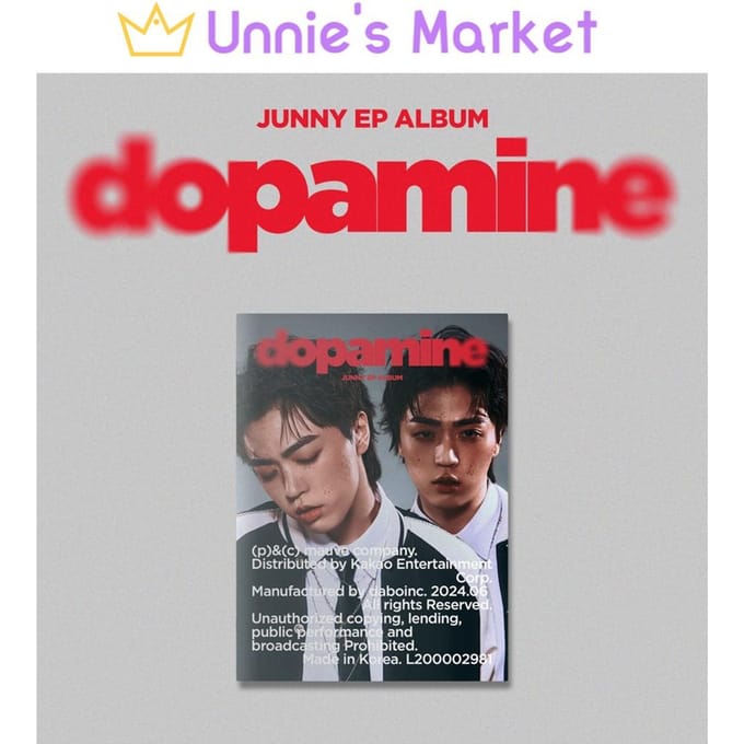JUNNY - Album EP Dopamine 1EA red