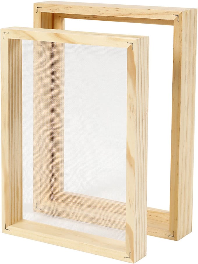 Papiermal met dubbel frame, A5, afm 25x19x3cm, 1 stuk