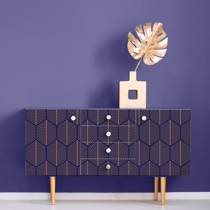 Scandinavische meubelsticker, Rohr-stijl, 40 x 60 cm