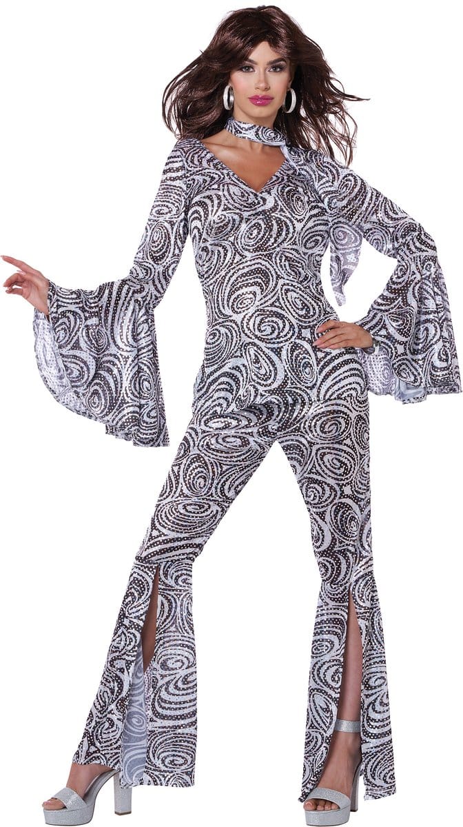 Luxe disco kostuum voor dames  - Verkleedkleding - Medium