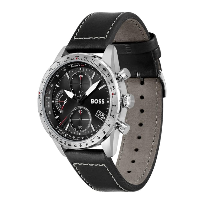 Hugo Boss 1513853 Pilot Herenhorloge 44 gray