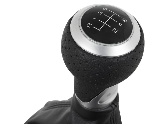 M MODECAR - Versnellingspookknop - Audi A3 8L - Zwart met Zilver - 6-versnellingen