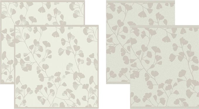 DDDDD - 2x Theedoek + 2x Keukendoek - Kenchi - Cream