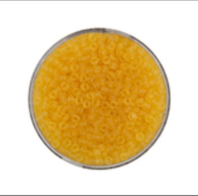 9660-644 Jap. Miyukirocailles - 2,2mm - transp.mat topas - 12 gram