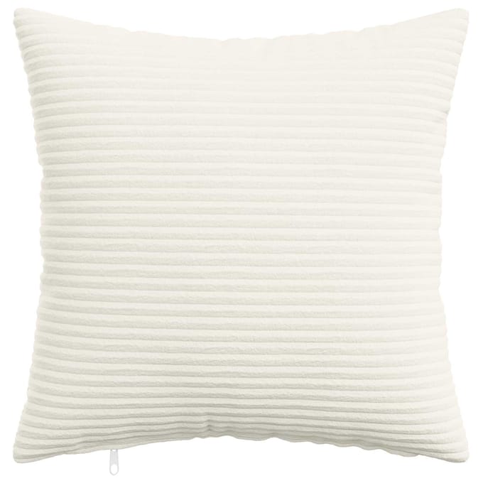 vidaXL - Kussensloop - 6 - pcs - HEERLEN - Crèmekleurig - 30 - x - 30 - cm - corduroy