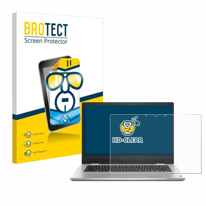 BROTECT - Screenprotector voor ASUS Chromebook Flip CM1 (CM1402F) - Folie Beschermfolie transparant
