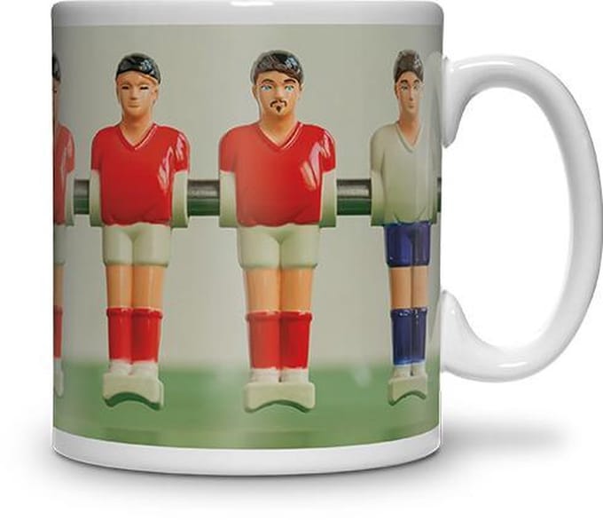 FC Kluif 'Table soccer' mok - Keramiek - Koffie mok - Voetbal geschenk