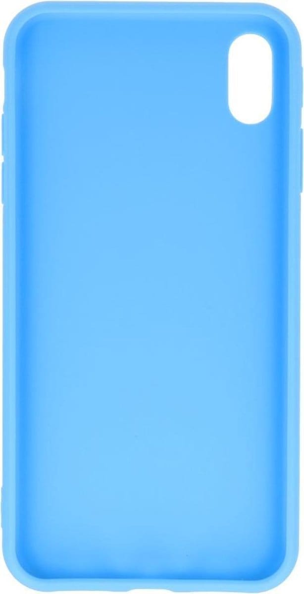 Bestcases Telefoonhoesje Backcover iPhone XS / iPhone X - Licht Blauw