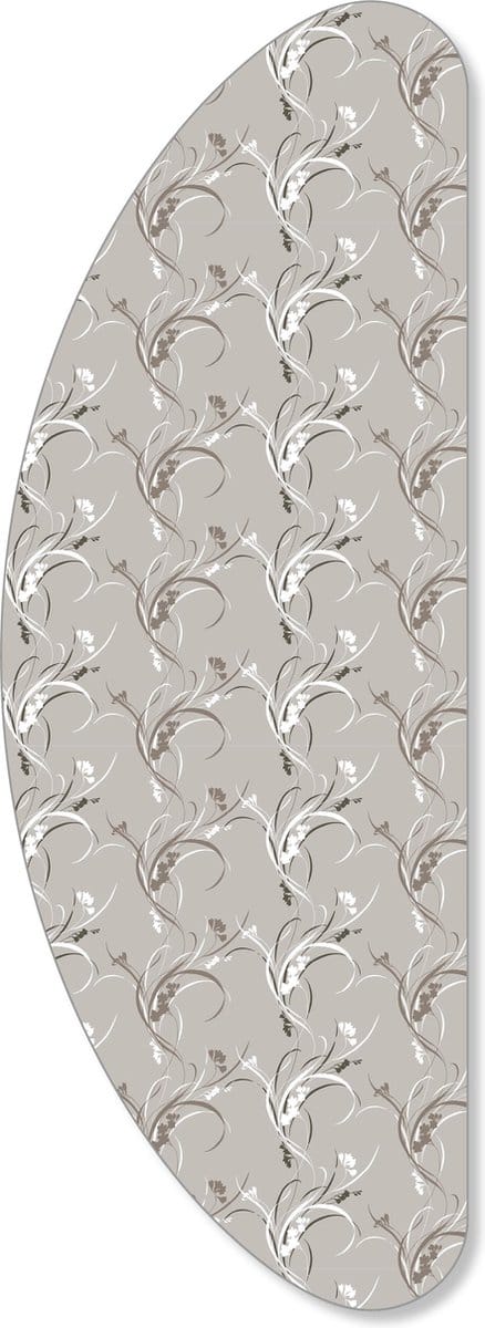 Strijkplankhoes Banaan Model + Molton, 160 x 57 cm. Beige Gebloemd
