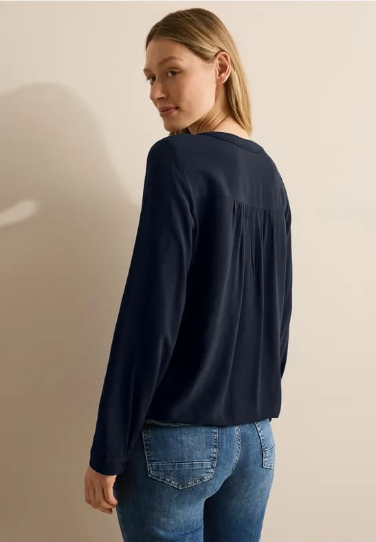 Blouse in effen kleur
