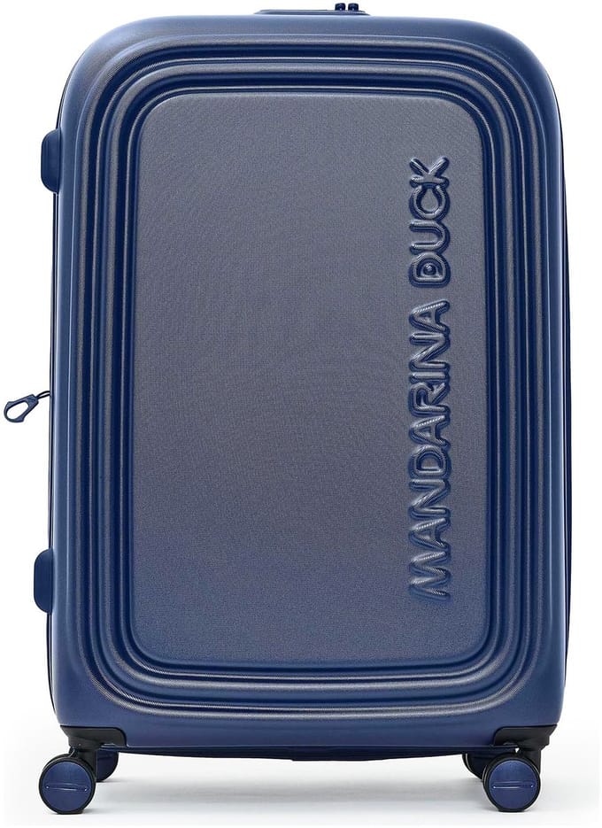 MANDARINA DUCK trolley Logoduck + Trolley Deep Blue donkerblauw 75cm