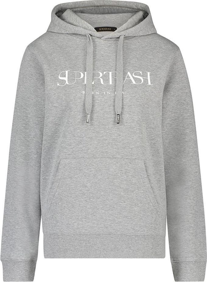 Supertrash - Hoodie - Trui - Sweater Dames - Grijs - S