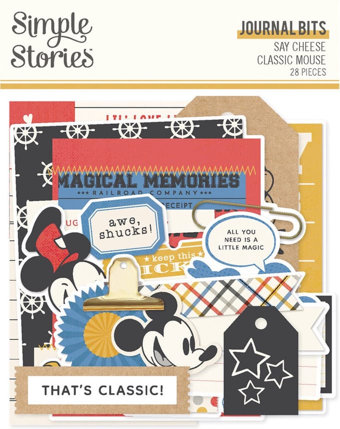 Simple Stories - Say Cheese Classic Mouse Journal Bits & Pieces (23419)