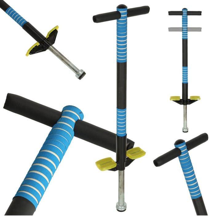 Verstelbare Pogo Springstang Blauw