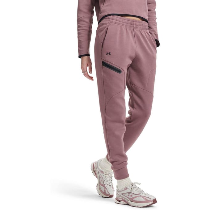 Under Armour Unstoppable fleece-joggingbroek voor dames (Bruin)