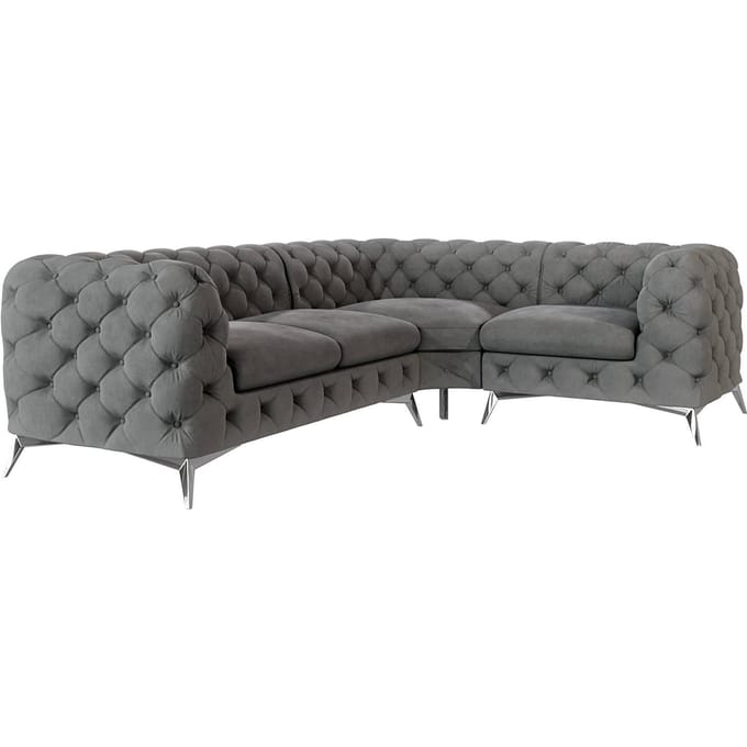 Hoekbank Nora rechts velvet | Ropez