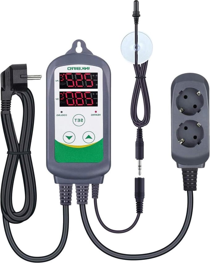 Digitale Temperatuurregelaar Thermostaat met Waterdichte Temperatuursensor voor Aquarium - ITC-308S, Inkbird