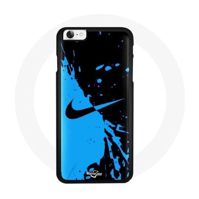 Coque Iphone 4 Nike bleu Noir