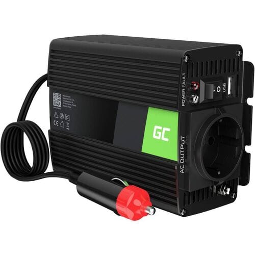 Voltage Auto Omvormer 12V naar 230V, 150W/300W Gemodificeerde sinusgolf.