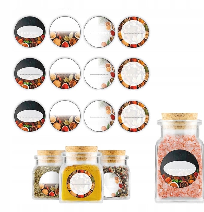 Bimberek - Etiketten - Zwart - 12x - 38mm