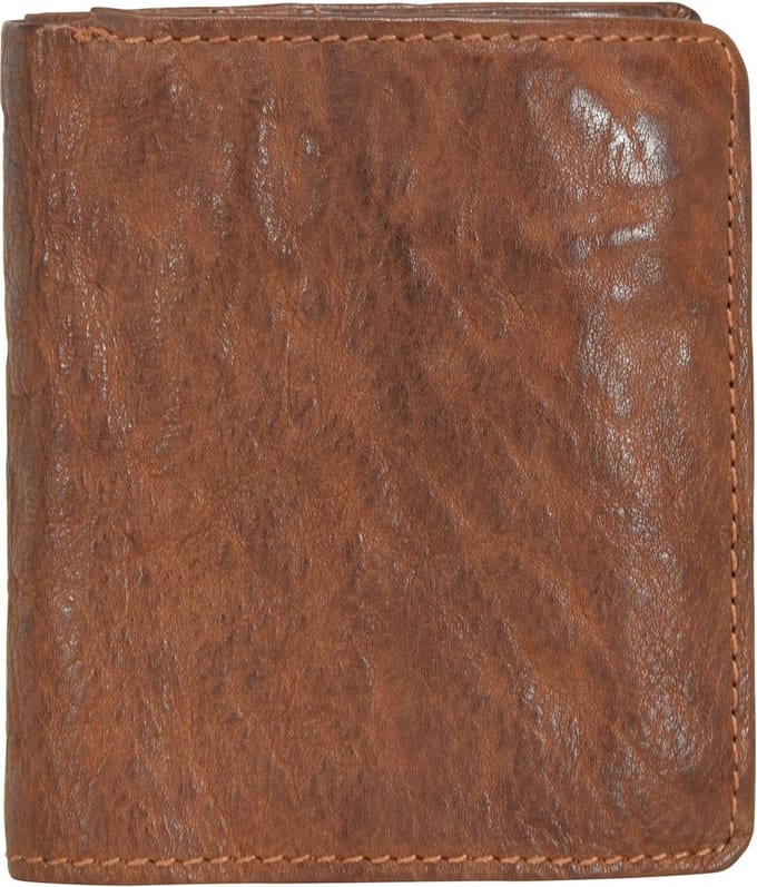HAROLD'S Leren Portemonnee Submarine Wallet Upend Cognac Lichtbruin