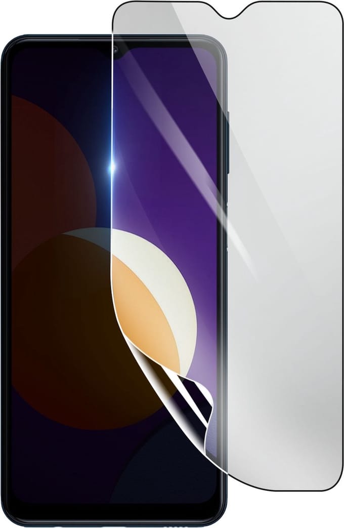 3mk, Geschikt voor Samsung Galaxy M12, Schokbestendige Hydrogel Screenprotector, Transparant
