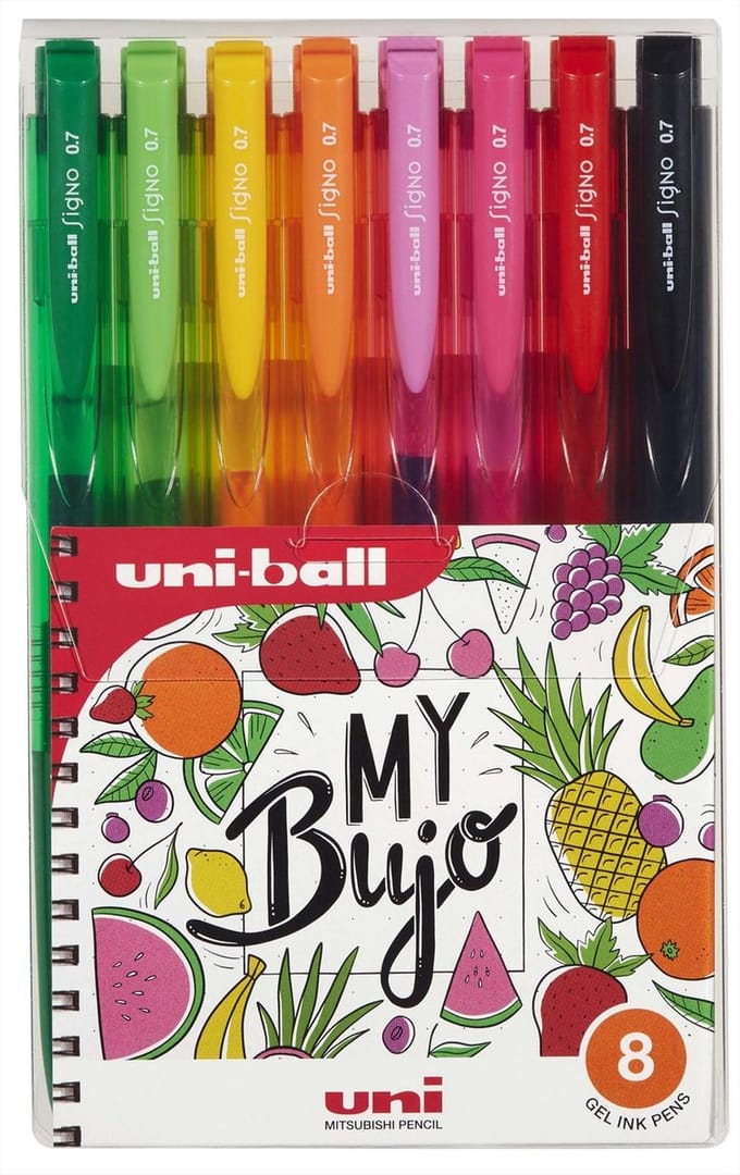 Uni-ball Signo UMN-155 BuJo Set Fruit 8 stuks