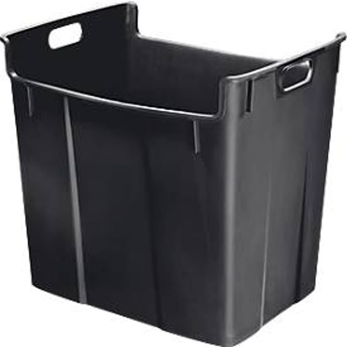Afvalsorteerbak, 40 l, zwart