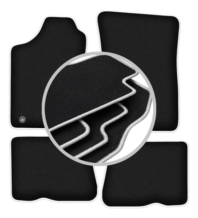 CARLUX-SILVER automatten voor: Renault 19 cabrio, hatchback, sedan, chamade (1988-1996)
