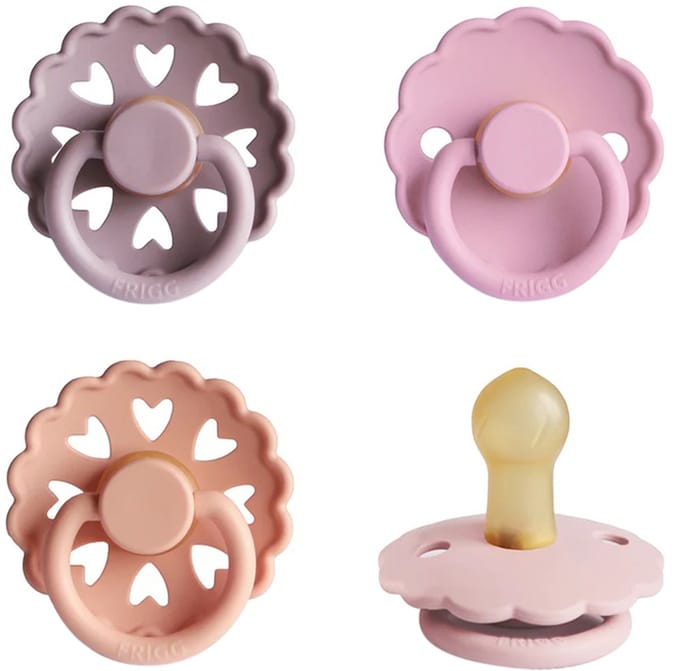 FRIGG Fopspenen - 4-Pack - Sunset Bliss - Latex - 0-6 Mnd
