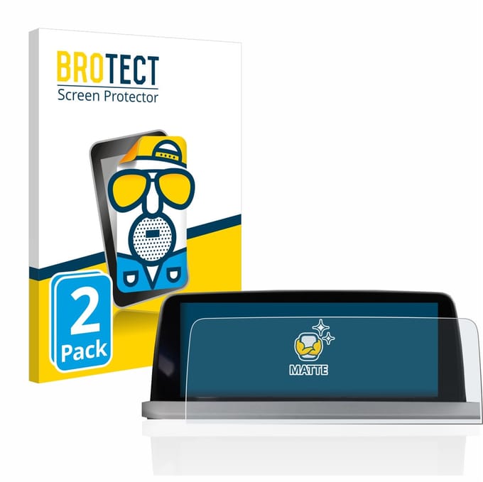 BROTECT - Screenprotector voor BMW X3 G01 2017-2021 Infotainment System 10.2" - Folie Beschermfolie matte 2 Stuks