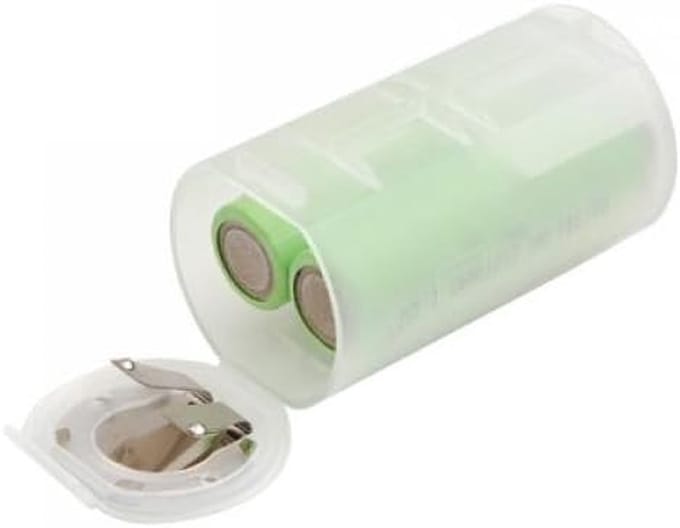 Batterij Converter - Adapter Houder - Stroom Noodgevallen - AA naar D Formaat - 4 Stuks - Zwart