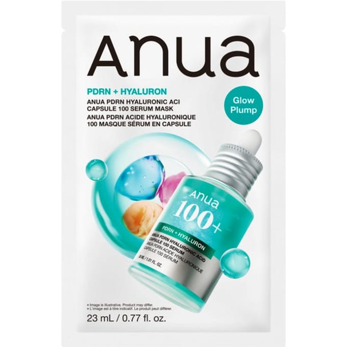 Anua - PDRN Hyaluronic Acid Capsule 100 Serum Mask 2026 Version - 23ml x 1 sheet