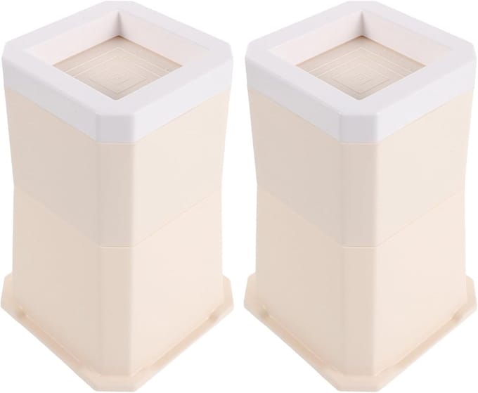 Loopband Verhogers - Helling Blokken - Intensievere Training - Stapelbaar Ontwerp - Tot 20cm Hoogte - Beige