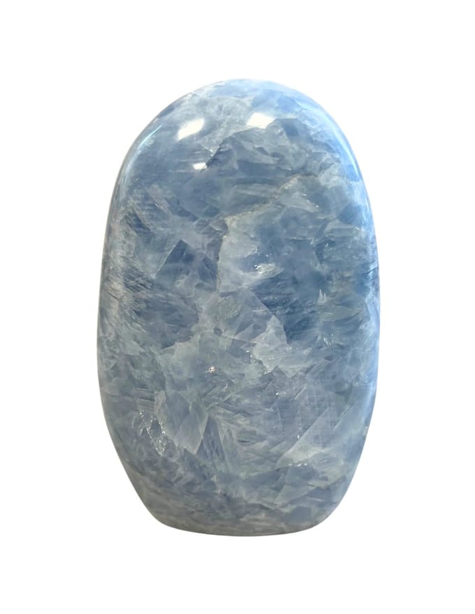 Calciet blauw edelsteen sculptuur nr.05