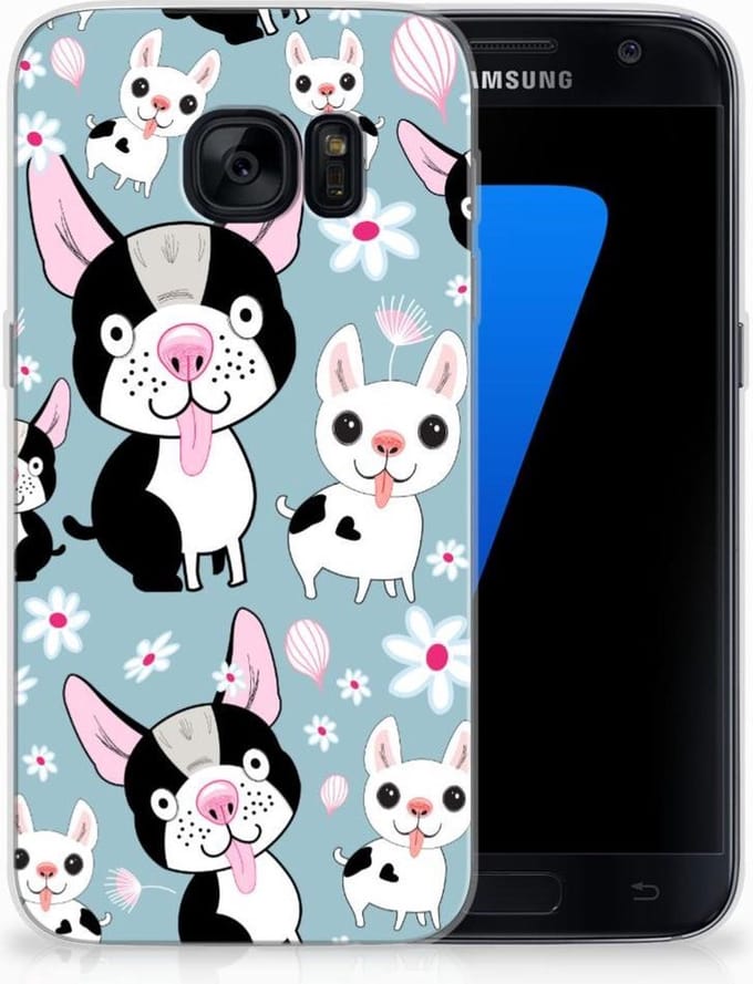 Samsung Galaxy S7 TPU Hoesje Hondjes