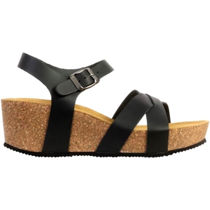 Leren sandalen met sleehak van Noga Ety Edge