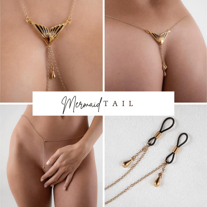 Sylvie Monthulé | Erotische Sieraden Set | Mermaid Tail 2 Maat L