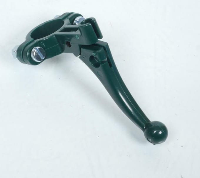 Levier starter ou décompresseur plastique vert foncé kaki pour mobylette cyclo