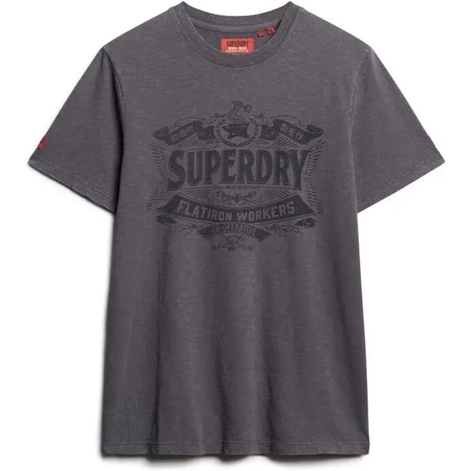 Superdry - Workwear T-shirt met tekstprint - Heren - T-shirts