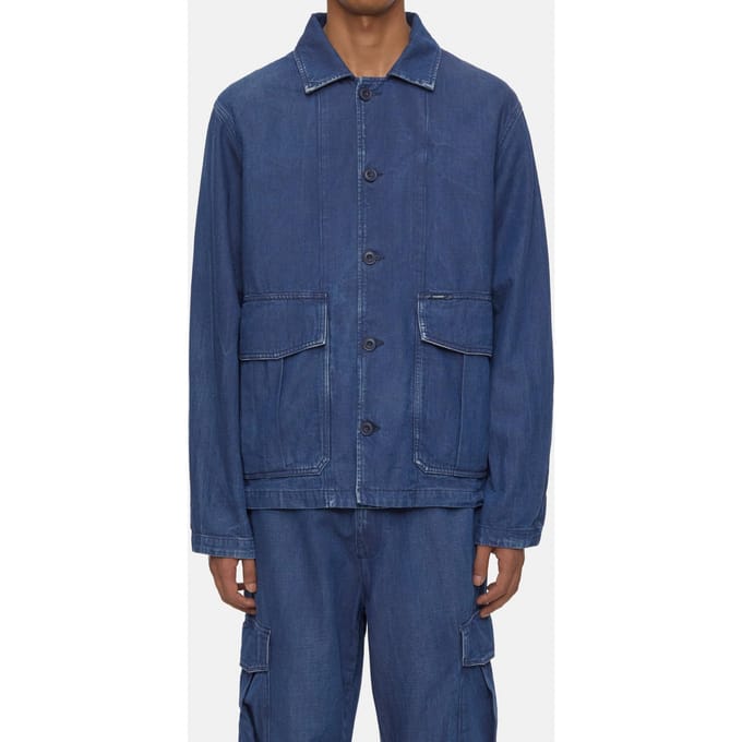 Closed Cargo Jacket Jackets & Coats Dark Blue Taglia: M | Giacche di jeans Outlet | Uomo | Blu