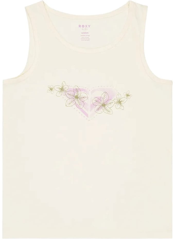 Roxy Miaregular Mouwloos T-shirt Beige 14 Years Meisje