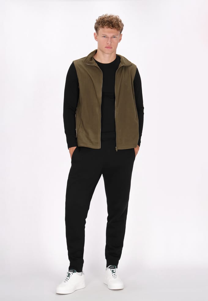 Mo Waistcoat Heren kaki