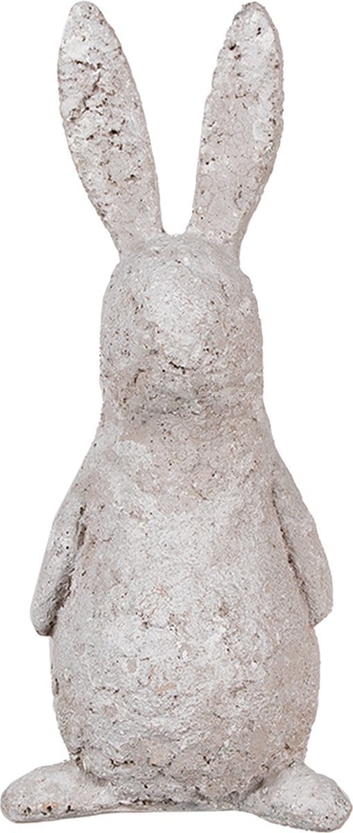 Clayre & Eef Beeld Konijn 26 cm Beige Polyresin