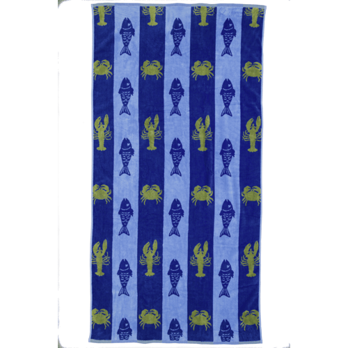 Zeeman Strandlaken - Blauw  One size