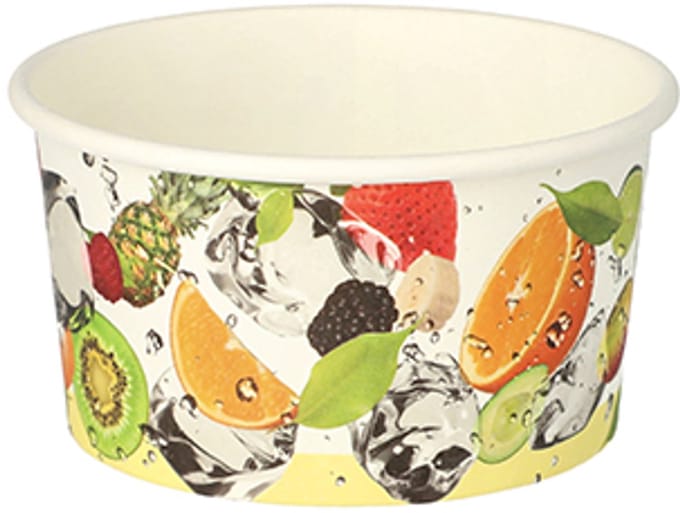 50 IJsbekers, karton 250 ml Ø 9,6 cm · 6 cm Fruit